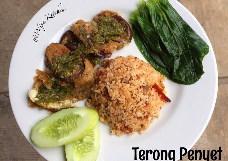 Resep Terong Penyet Cabe Ijo, Enak Banget