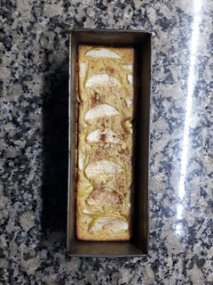 Una foto de Budín de manzana light (sin harina)