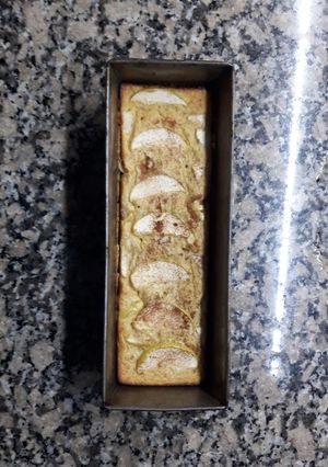 Una foto de Budín de manzana light (sin harina)