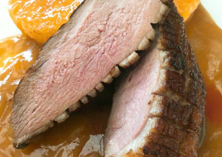 อกเป็ดซอสส้ม