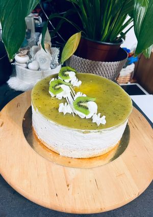 Kivis vanília mousse recept fotója