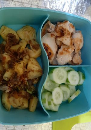 Foto resep Ayam Bakar Sambal Ijo Nanas (Menu Bekal Diet ku)