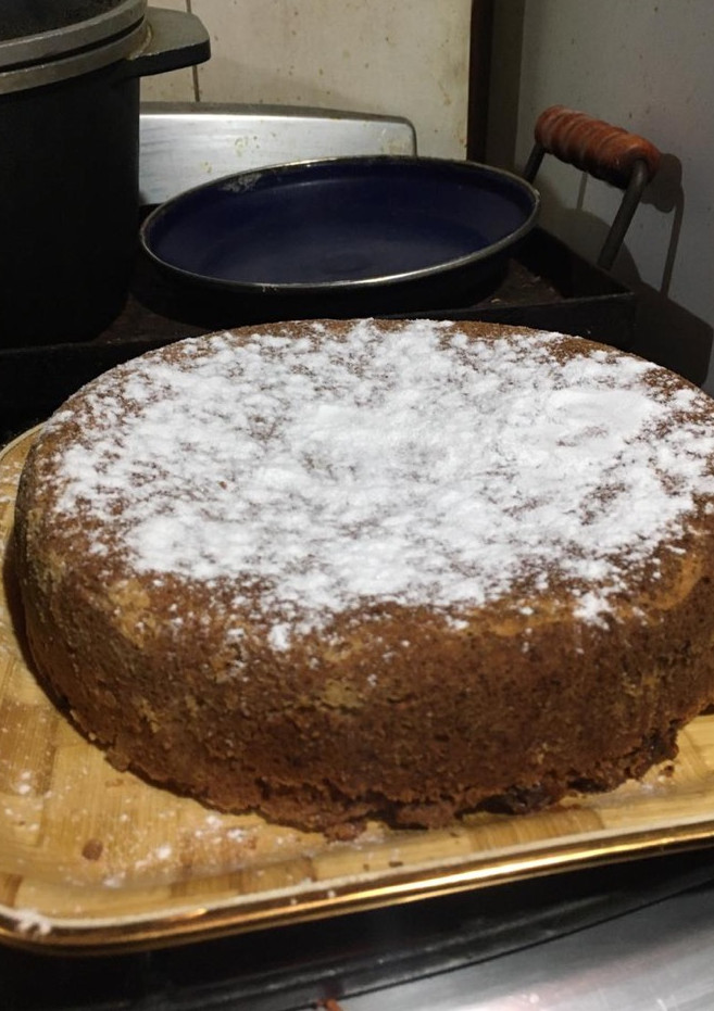 Una foto de Torta de ricota y dulce de leche