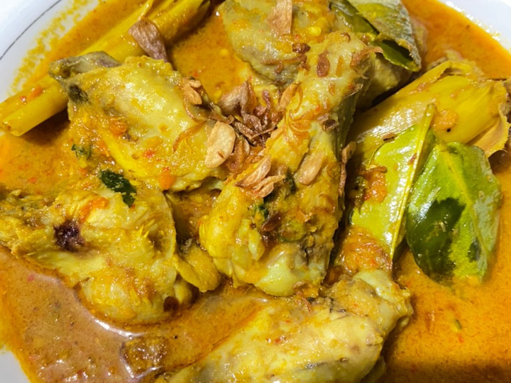 Resep Ayam kemangi bumbu kuning Istimewa