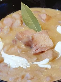Retró babfőzelék recept fotója