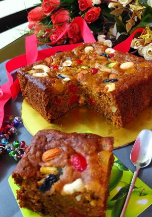 A picture of Fruits and Nuts Cake.
