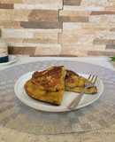 Panqueque de banana caramelizada