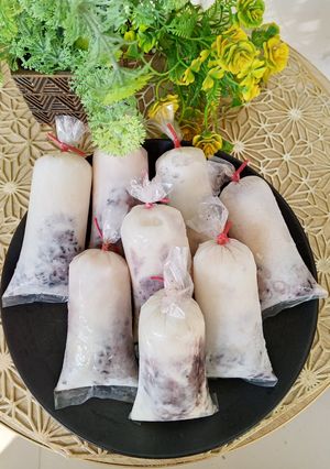 Foto resep Es mambo susu ketan hitam