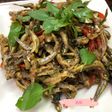 Tumis ikan teri segar