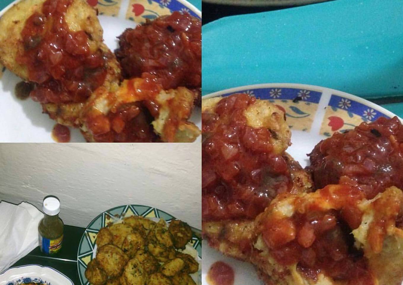 Papa and tuna croquettes