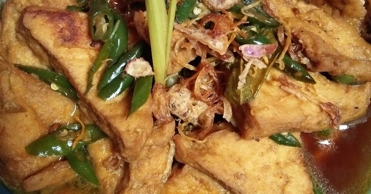 Resep Tahu Kecap Cabai Hijau Oleh Siti Fajar Wulandari Cookpad