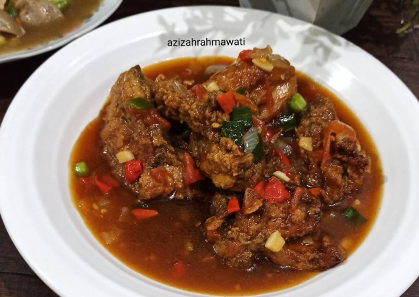 Ayam crispy rica rica ala RM seafood