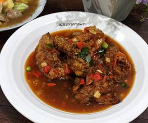 Resep Mudah Ayam crispy rica rica ala RM seafood Mantul Banget Resep Mudah Ayam crispy rica rica ala RM seafood Mantul Banget