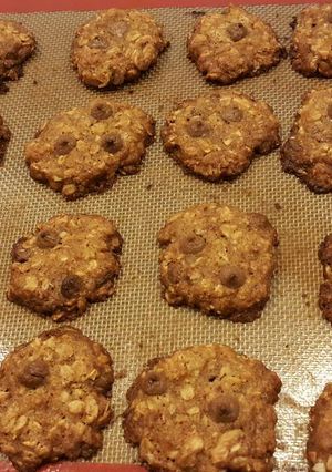 Foto resep Chocolate chip oatmeal cookies