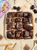 Brownie de moras con Milka Oreo