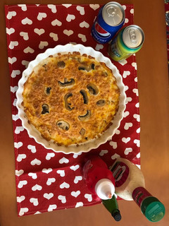 عکسی از دستور پیترا مرغ و قارچ