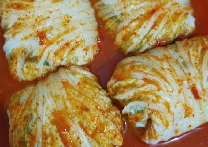 Resep Sawi Gulung Isi Ayam Oleh Shela Yulia Cookpad