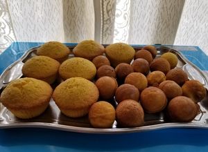 Una foto de Cupcakes de zanahoria en licuadora y cake pops