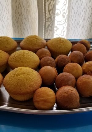 Una foto de Cupcakes de zanahoria en licuadora y cake pops