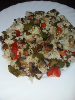 Una foto de Arroz frito con verduras