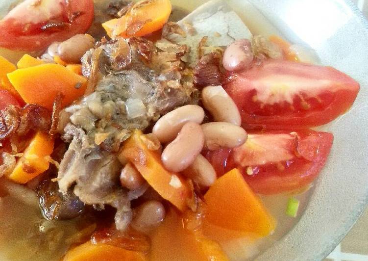 Sop Daging Kacang Merah