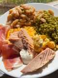 Almoço saudável com atum
