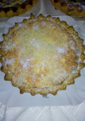 Una foto de Tarta de coco y dulce de leche