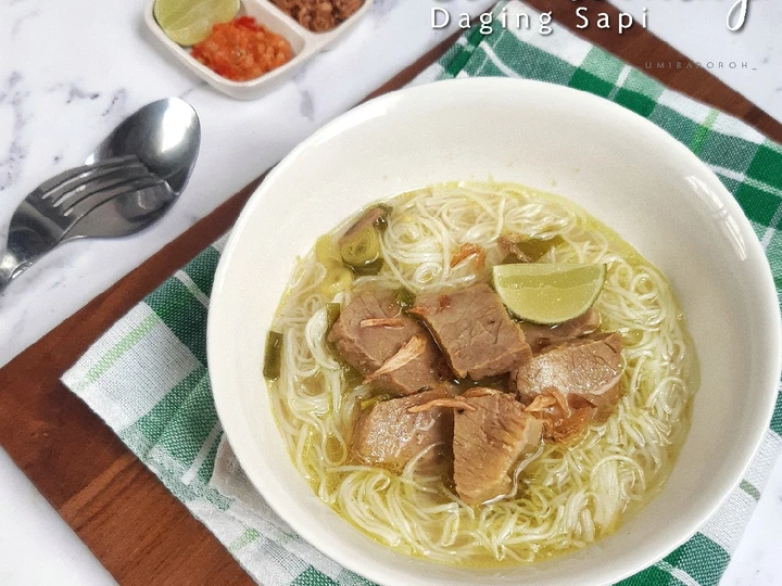 Langkah Mudah untuk Membuat Resep Soto Bening Daging Sapi yang Lezat Anti Ribet, Uenak Banget