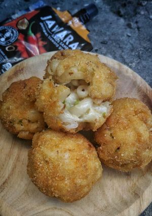 Foto resep Bola bola makaroni keju
