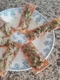 Tostas de falso zarangollo