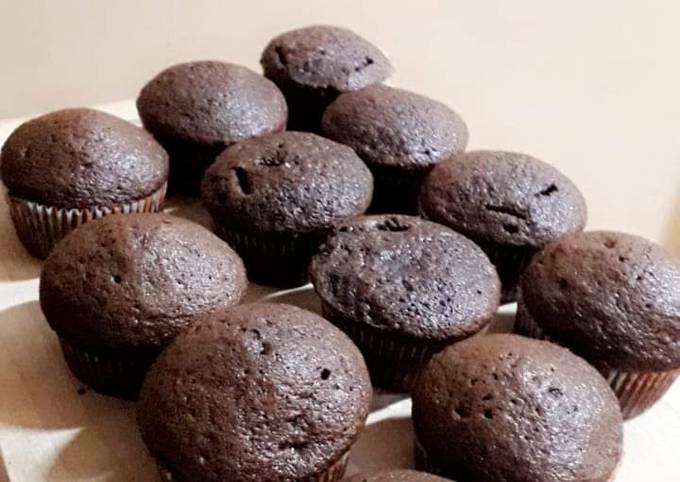 Recipe of Homemade Simple chocolate cupcakes