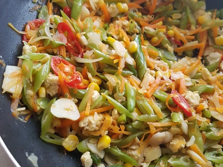Cara Gampang Menyiapkan Resep Oseng Buncis Wortel Jagung Sehat yang Uenak Anti Ribet, Lezat Sekali