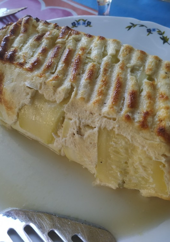 Una foto de Pastel de calabacín