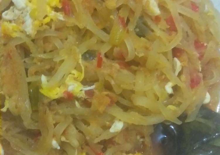 Proses Membuat Sayur pepaya muda, Lezat Sekali