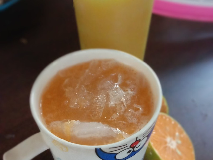 Ini dia! Resep membuat Es jeruk peras dijamin sedap