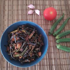 A picture of Bhindi Masala 😋.