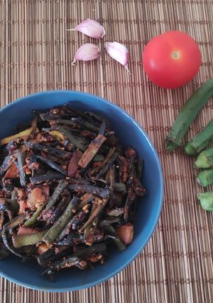 A picture of Bhindi Masala 😋.