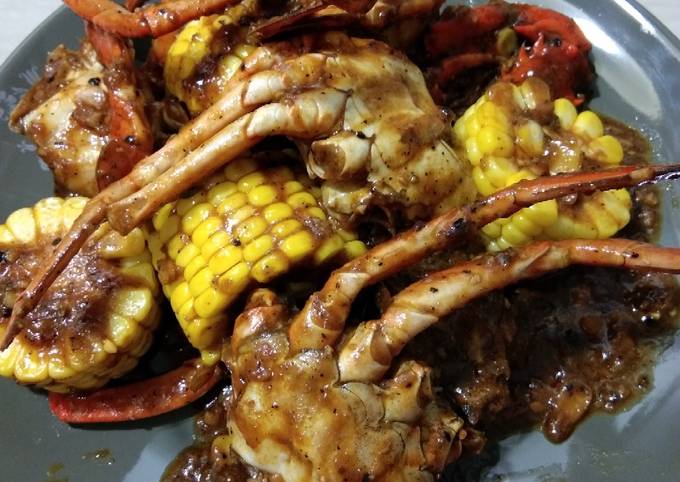 Resep Kepiting Lada Hitam Anti Gagal