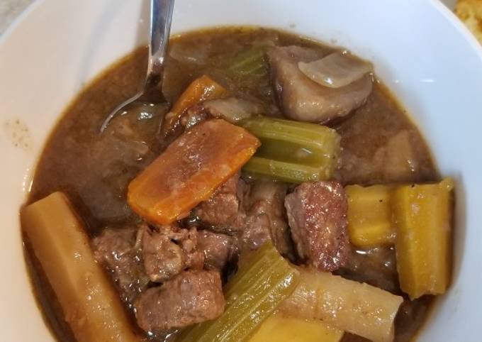 Steps to Prepare Ultimate Crockpot Beef stew