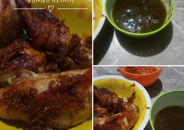 Bagaimana Menyiapkan Ayam goreng madura bumbu hitam, Bisa Manjain Lidah