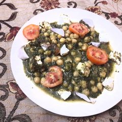 A picture of Hotel wala Palak Chana.