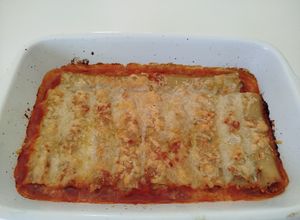 Une photo de Cannellonis au haché de veau et ricotta