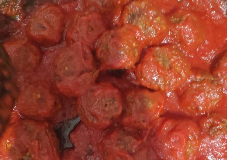 Albóndigas de berenjena y cous cous