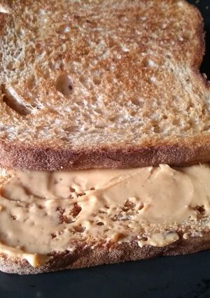 A picture of Peanut butter sandwich.