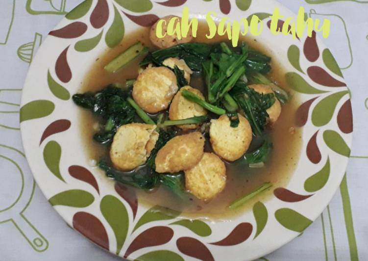 Resep Cah Sapo Tahu Oleh Ani Brilian Cookpad