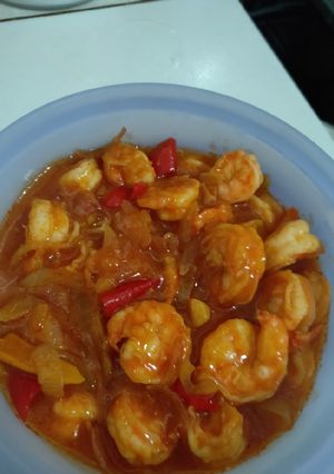 Foto resep Udang saos padang
