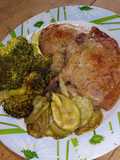 Chuletas de Cerdo con Mostaza y Miel