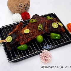 A picture of Oven grill lamb leg.