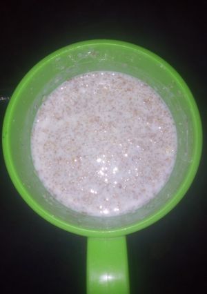 A picture of Home made oat.
