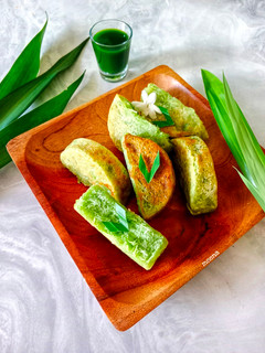Foto resep Kue Pancong Pandan